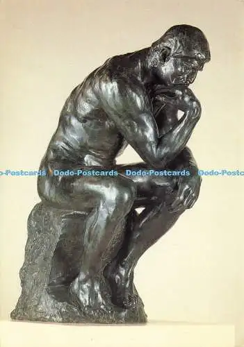 D141121 Auguste Rodin 1840 1917 Denker 1880 1 Bronze Burrell Collection Reg No