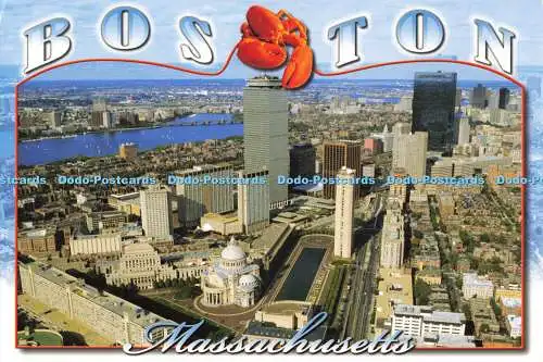 D136209 Boston Massachusetts Klein Post Card Service