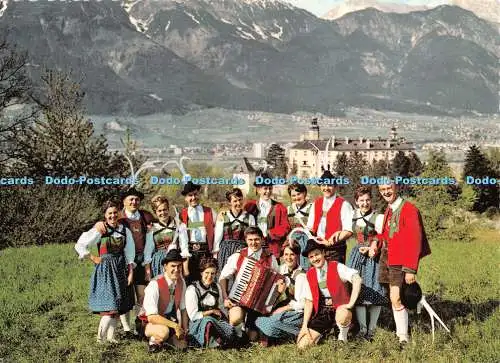 D133794 Innsbruck Osterreich Volkskloristische Gruppe Tiroler Tänze Alpina Hofer