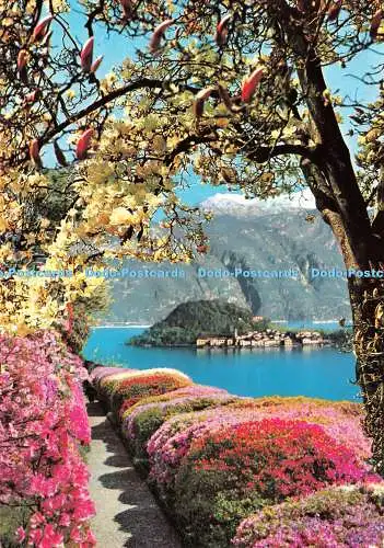 D133821 Lago di Como Bellagio Bellagio gesehen von Villa Carlotta Flli Clerici Br