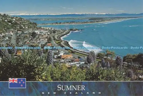 D133899 Neuseeland Christchurch Sumner und Pegasus Bay aus Scarborough Colourv
