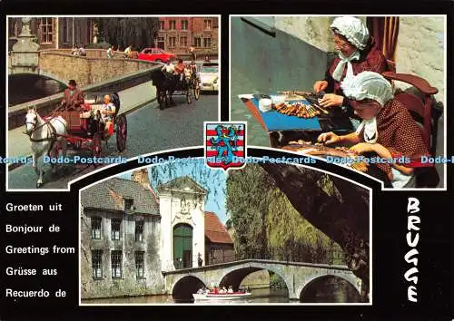 D134011 Grüße aus Brügge A Van Mieghem Mehrfachansicht