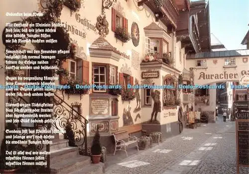 D134038 Kufstein in Tirol Romerhofgasse mit Batzenhausl und Auracher Lochl