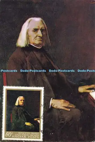 D141513 Munkacsy Mihaly 1844 1900 Portrait of Ferenc Liszt Hungarian National Ga
