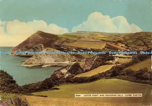 D136650 45104 Lester Point and Hangman Hills Combe Martin Harvey Barton
