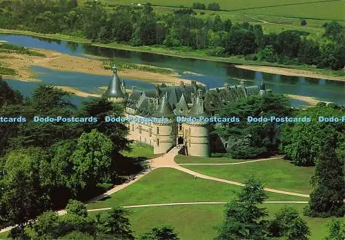 D139343 En Touraine Chaumont sur Loire Loir et Cher Vue aerienne du chateau Bena