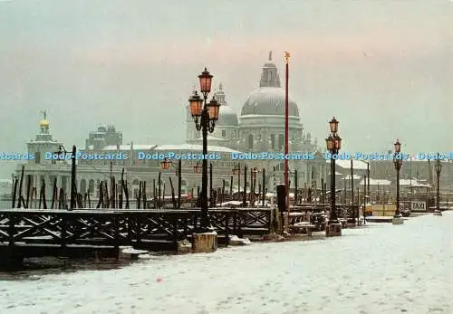 D134293 Venezia The Wharf Under Snow G F Co Graf