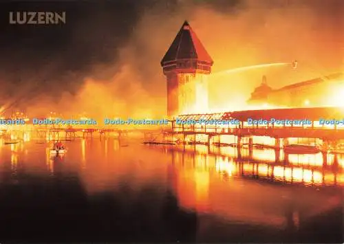D139367 Luzern Schweiz Schweiz Luzern Kapellbrücke Luzern Kapellbrücke Bui