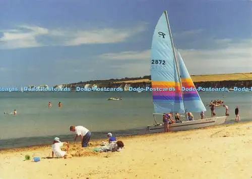 D139440 Studland Dorset Beach Bay Handfast Point und Old Harry Rock National Tru
