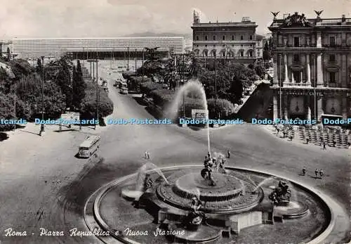 D134470 Roma Piazza Republica a Nuova Stazione S A F Fotocelere RP