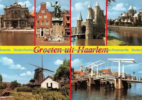 D134631 Groeten uit Haarlem v d M S Onder de Diamaatjes 1998 Multi View