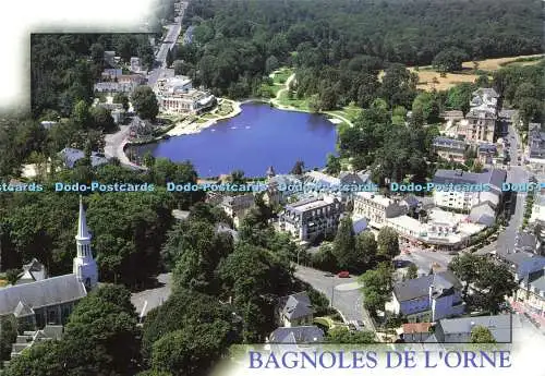 D142004 Bagnoles de lOrne En Normandie Station Thermale Vue generale aerienne Al