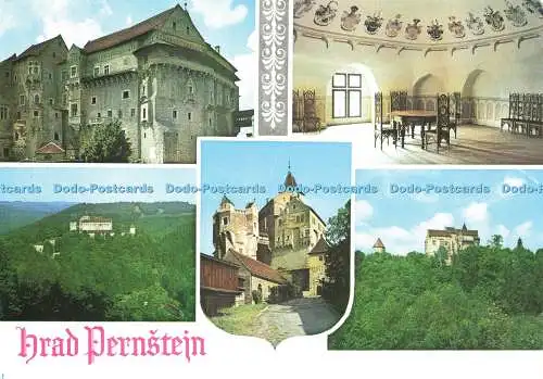 D142051 Hrad Pernstein Stredoveky hrad ze 13 stoleti SG Velky Senov Panorama Pra