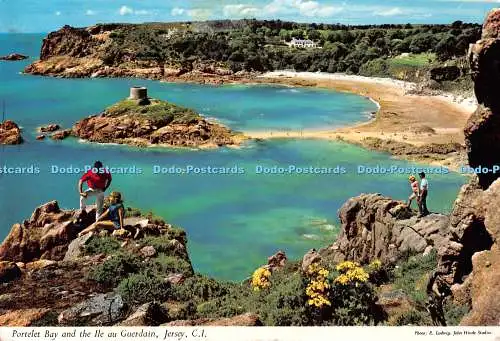D134695 Portelet Bay und Ile au Guerdain Trikot C I E Ludwig Hinde