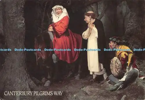 D134700 Canterbury Pilgrims Way Ehefrau von Baths Tale Dennis Heritage Projects Mana