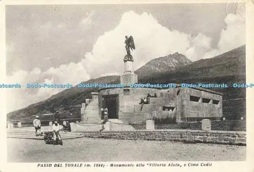 D137154 Passo del Tonale Monumento alla Vittoria Alata e Cima Cadii Daldoss Dome