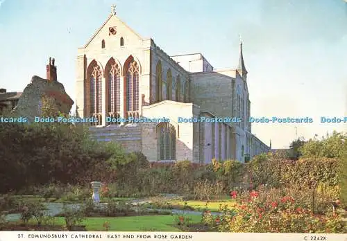 D139918 St Edmundsbury Cathedral East End from Rose Garden C2242X Judges