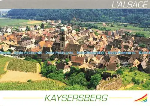 D142258 LAlace Kaysersberg Images de France Haut Rhin 68 Kaysersberg Vue aerien