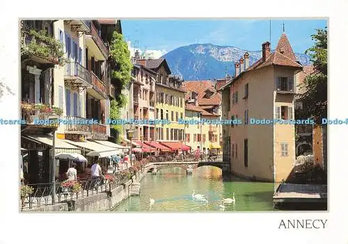 D142279 Annecy Haute Savoie Le quai Le canal du Thiou Olivier Anger Editions Com