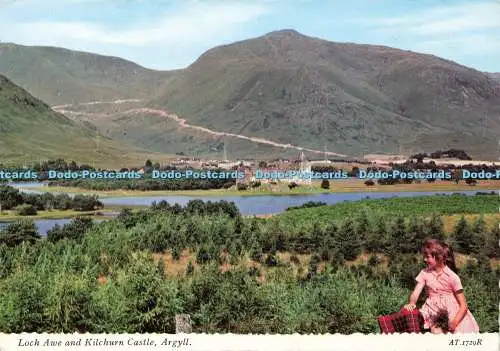 D142307 Loch Ave and Kilchurn Castle Argyll AT 1729R Valentine 1971