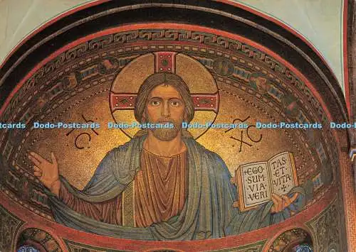 D142337 Maria Laach Abteikirche Christusbild der Hauptapsis Maria Laach No 5140L