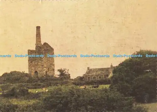 D137406 Cornish Tin Mine Richard Shirtcliffe Gallery Five 1977 Postkarte M387