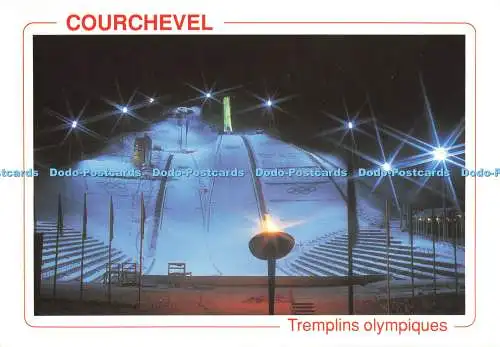 D142360 Courchevel Tremplins olympiques Savoie France Le Praz B Bichet Marlines