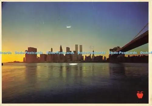 D140080 New York City Brooklyn Bridge Manhattan Skyline Apple Prints