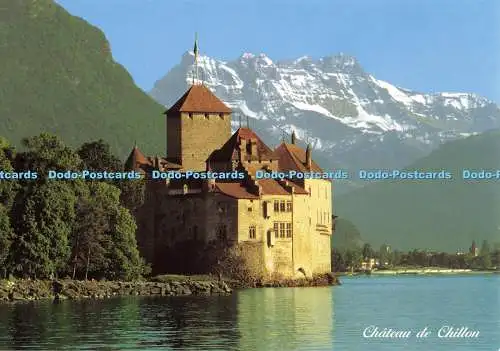 D140081 Chateau de Chillon Schloss Chillon bei Montreux Chillon Veytaux Montreux