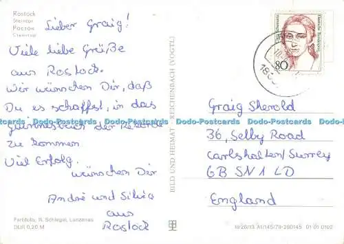 D142372 Rostock Steintor R Schlegel Lunzenau Bild und Heimat