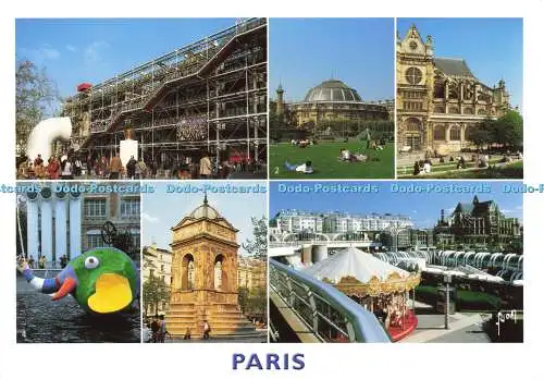 D142410 Paris Quartier des Halles Yvon 2003 Multi View