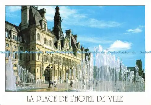 D140124 La Place de lHotel de Ville Paris et Ses Merveilles Leconte Guy Alliance