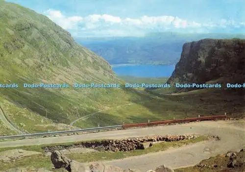 D137465 Applecross Road und Loch Kishorn vom Summit Ross Shire Dixon