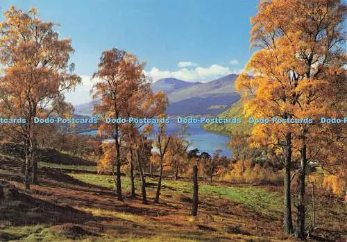 D137479 Loch Tay Ben Lawers and Meall Garbh from above Kenmore Perthshire Dixon