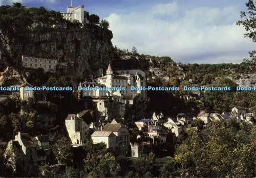 D140137 Sur le Causse de Gramat Rocamadour Lot Ancienne ville forte celebre depu