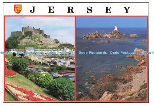 D142432 Jersey Mont Orgueil Castle Cobier Lighthouse Bamforth 1993 Multi View