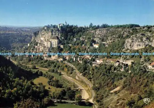 D140138 252 Rocamadour Lot 2e Site de France Vue generale panoramique prise de l