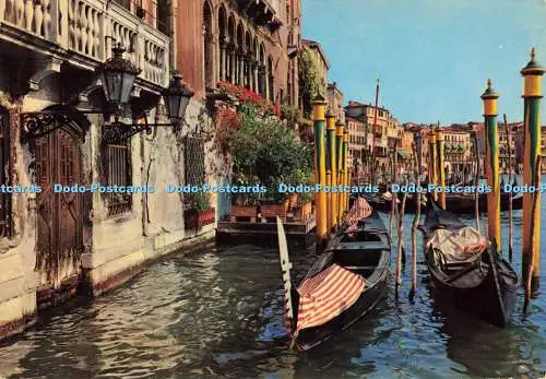 D142436 Venezia Gondeln im Ruhezustand G F Zerella Co Graf Kodak Ektachrome