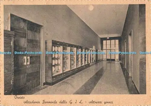 D137489 Orvieto Accademia Femminile della G I L Attrezzi ginnici 42937 R Prefett