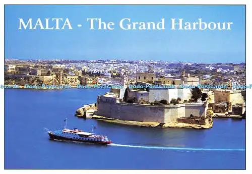 D137509 Malta Grand Harbour Fort St Angelo Click Ref 534