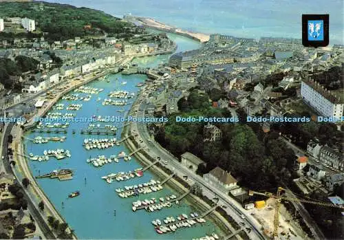 D137531 Saint Valery En Caux 76460 Seine Maritime Luftaufnahme über Port Mage Esc