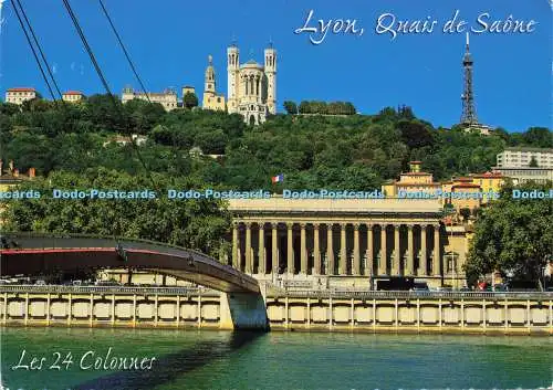 D142543 Lyon Quais de Saone Les 24 Colonnes 69 Rhone France P Blanc Editions And