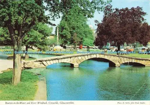 D142599 Bourton on Water and River Windrush Cotswolds Gloucestershire D Noble Hi