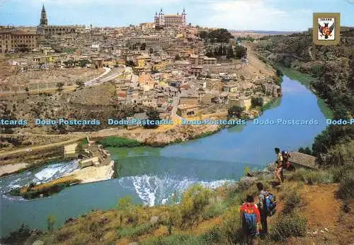 D142665 Nr 37 Toledo Teilansicht und Tajo Fluss Escudo De Oro Dominguez Fisa