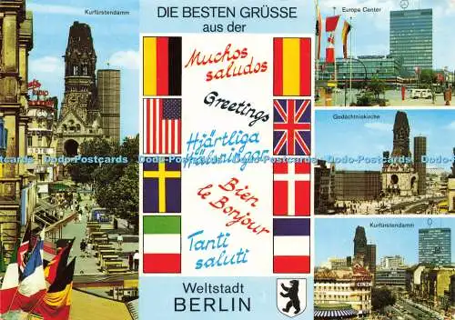 D142679 Die besten grusse aus der Weltstadt Berlin 1982 Multi View