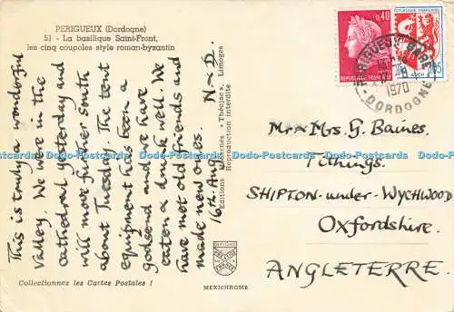 D142762 Perigueux Dordogne 51 La basilique Saint Front les cinq coupoles style r