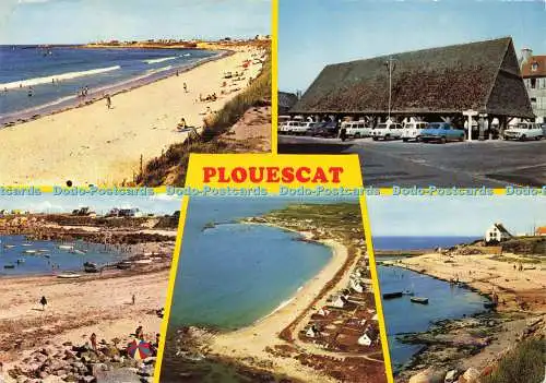 D142836 Plouescat Couleurs de Bretagne Überdachter Markt und Strände Jack 1982 Mult