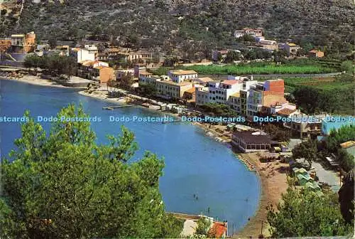 D142849 Mallorca Baleares Espana Soller Vista parcial de la playa del Puerto Cas