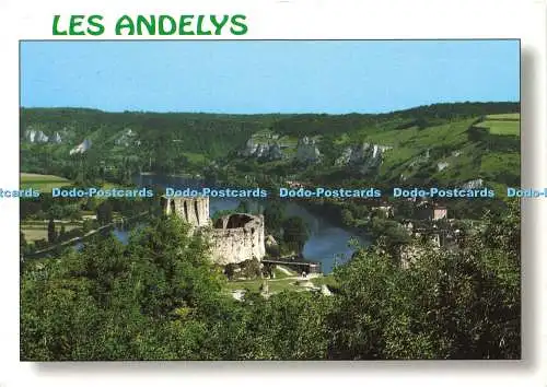 D142897 Les Andelys Eure 27 Le Chateau Gaillard XIIe s et la Seine Artaud Freres