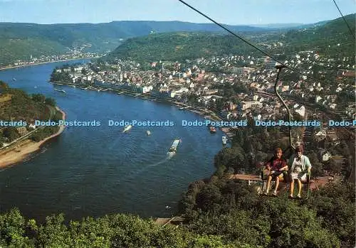 D142912 5407 Boppard am Rhein mit Sessellift Sessellift Cramers